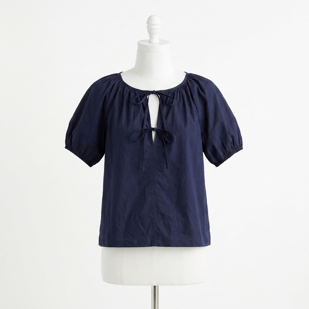 NEW APIECE APART amalie tie top in midnight